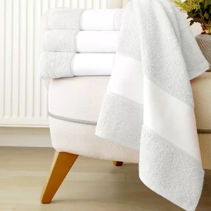 Full Cotton Hand Towel Set Jacquard 4pcs