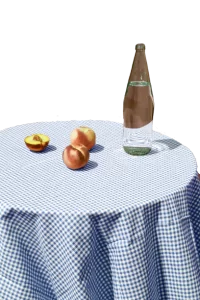 Full Pamuklu Masa Örtüsü Piknik Örtüsü Kareli