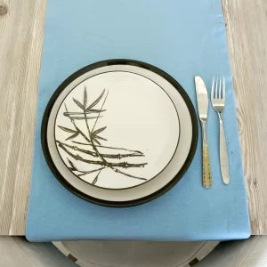 Full Cotton Plain Tablecloth Runner 135x42