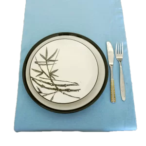 Full Cotton Plain Tablecloth Runner 135x42