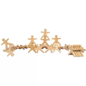 Natural Wooden Educational Strategy Acrobat Game