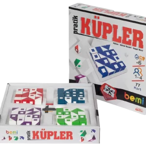 Doğal Ahşap Pratik Küpler Zeka Oyunu