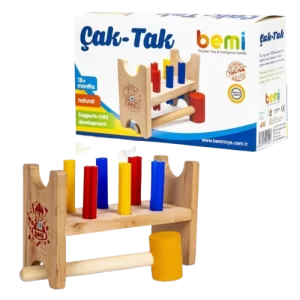 Doğal Ahşap Tak-Çak Oyunu