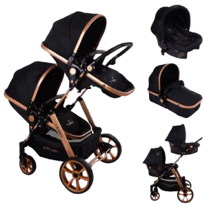Mamma Twin Gold Travel Sistem İkiz Bebek Arabası