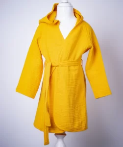 Full Pamuk 4 Kat Müslin Bornoz