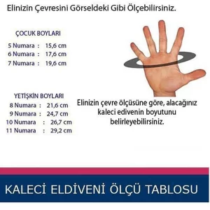 Liggo Reflex Kaleci Eldiveni Bilek Bandajlı 5-6-7-8-9-10 Numara